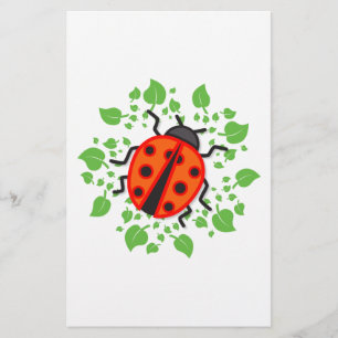 Red ladybug flygblad