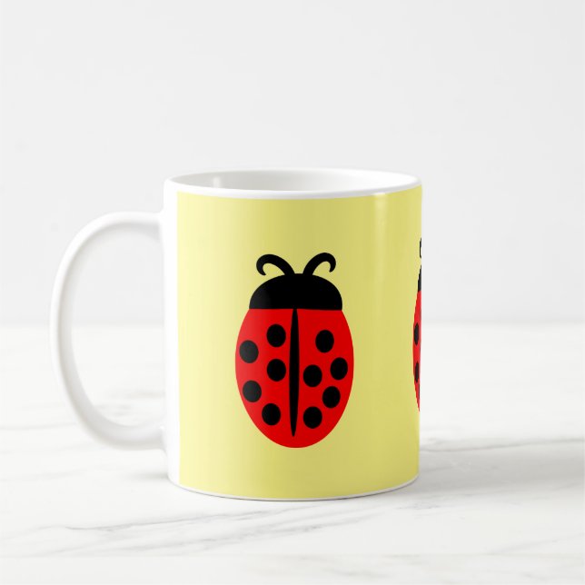 Red Ladybug Mugg (Vänster)
