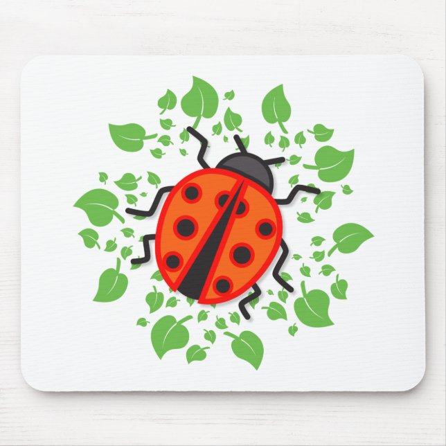Red ladybug musmatta (Framsidan)