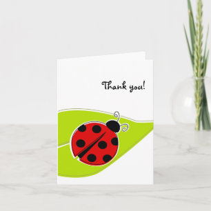 Red Ladybug, tack. Tack Kort