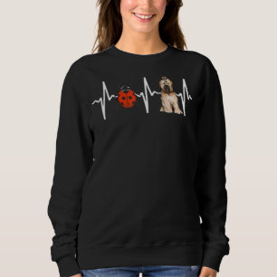 Red Ladybug Tibetan Terrier Heartslag Hund T Shirt