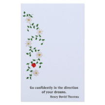 Red Ladybug, vita Daisy, uppmuntran