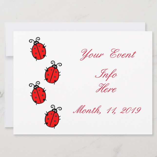 Red Ladybugs Crawling Thunder_Cove (Framsida)