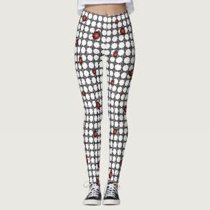 RED LADYBUGS OM LAGAR LEGGINGS
