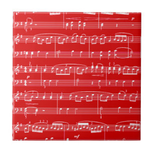 Red lakan musik kakelplatta