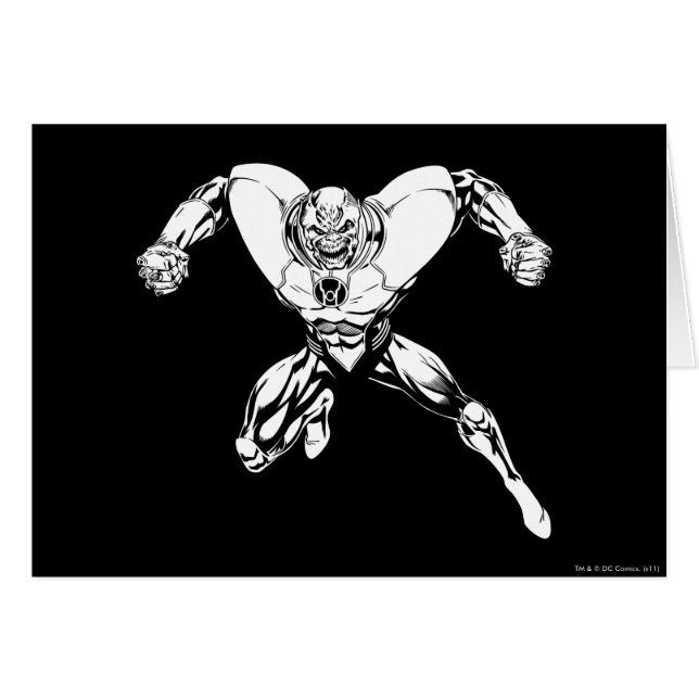 Red Lantern Corps - Rage Jump 3 Hälsningskort (Framsidan Horizontal)