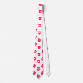 Red Läppar Kiss Lipstick Kisses Valentindagen Slips