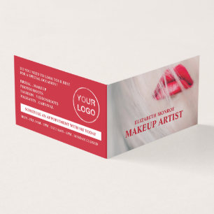 Red Läppar, Makeup Artist, Loyalty Card Visitkort