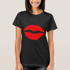 Red Läppar Shirt T Shirt