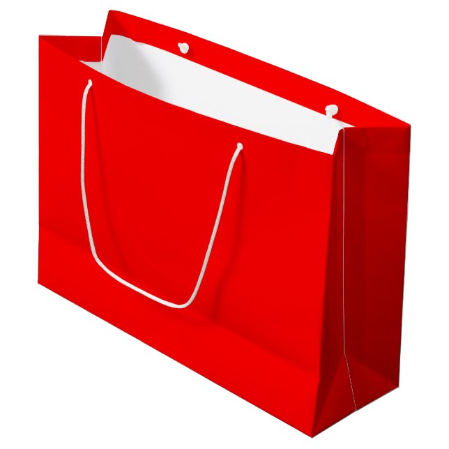 Red Large Gift Bag (Framsidan Vinklad)