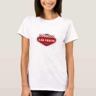 Red Las Vegas Logotyp Dam Baby Doll (Passande) Tee
