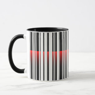 Red Laser On Barcode Mugg
