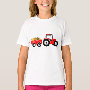 Red Lastbil Farm Producer T Shirt