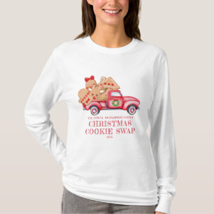 Red Lastbil jul Cookie Swap T Shirt