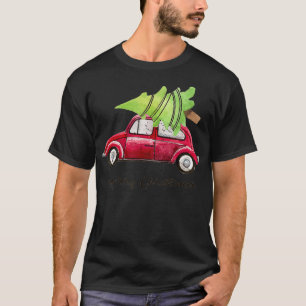 Red Lastbil Julgran Pajamas T Shirt