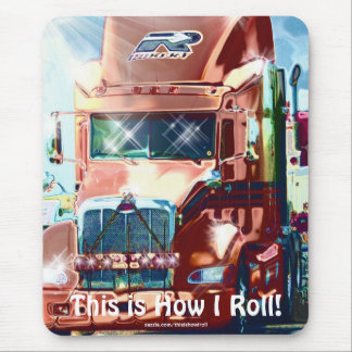 RED LASTBIL LASTBIL DRIVERS Mousepad Musmatta