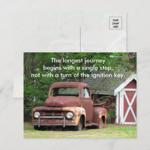 Red Lastbil - Longest Journey - Postkort för offer Vykort