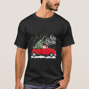Red Lastbil Träd T Shirt