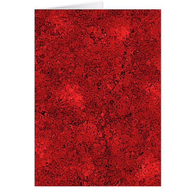Red Lava Sten Struktur Hälsningskort (Framsidan)