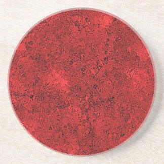 Red Lava Sten Struktur Underlägg