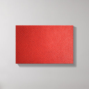 Red Leather Struktur Canvastryck