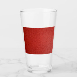Red Leather Struktur Glaskopp