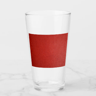 Red Leather Struktur Glaskopp