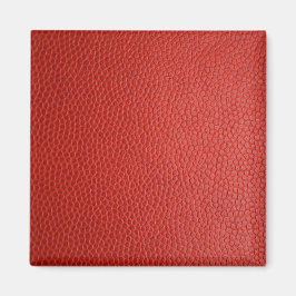 Red Leather Struktur Magnet