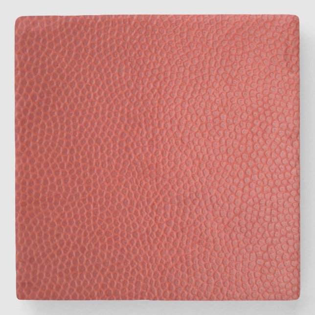 Red Leather Struktur Stenunderlägg (Framsidan)