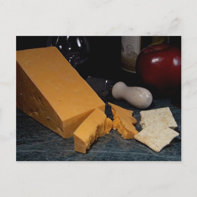 Red Leicester Cheese Vykort (Framsida)