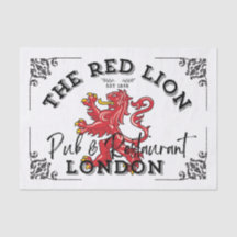 Red Lejon - Pub Sign