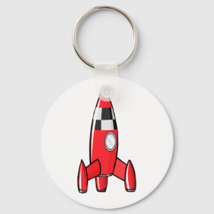 Red Leksak Rocket Nyckelring