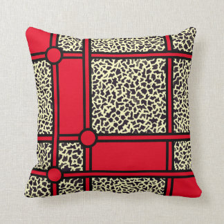 Red Leopard Dekorativ kudde