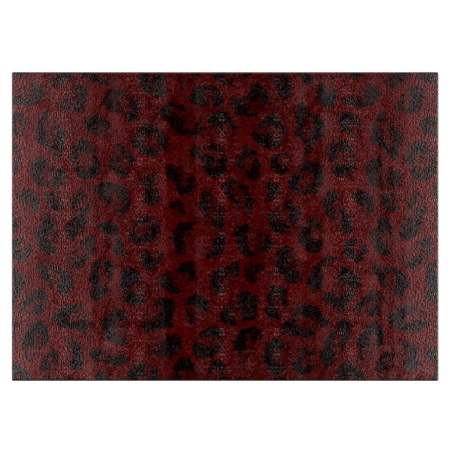 Red Leopard Skin Caking Board (Framsidan)