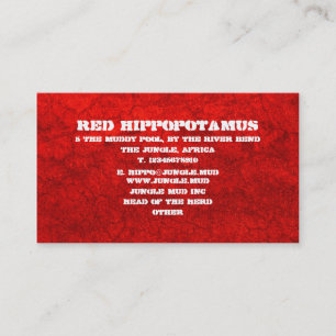 Red Lera - Anpassad Visitkort
