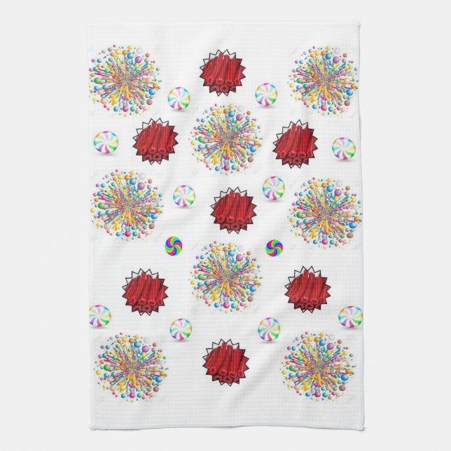 Red Licorice Kitchen Hand Towel Kökshandduk (Vertikal)