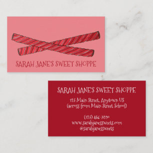 Red Licorice Whips Licorice Twist Candy Store Visitkort