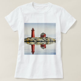 Red lighthouse t shirt