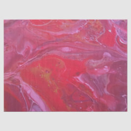 Red Lila Copper White Abstrakt Decoupage