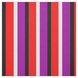 Red Lila Rand Mönster Design Tyg