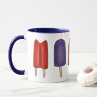 Red Lila Twin Pop Popsicle Ice Lolly, sommar