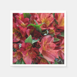 Red Lilies Pappersservett