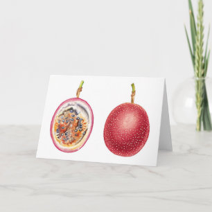 Red Lilikoi Passion Fruit Card Kort