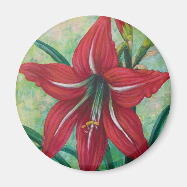 Red Lily Magnet (Framsidan)