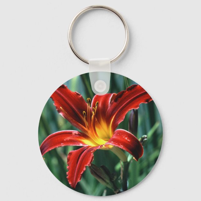 Red Lily Nyckelring (Framsida)