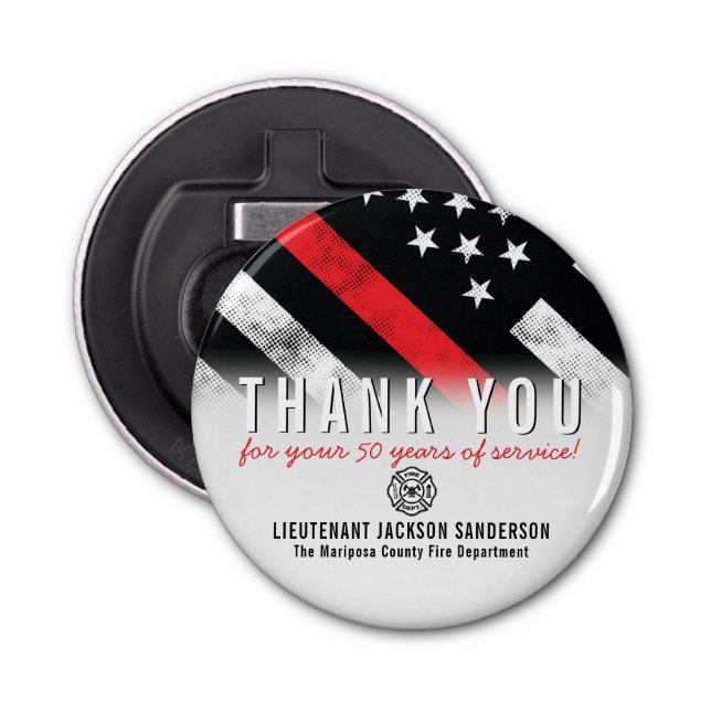 Red Line Flagga i Pension Flasköppnare (Framsidan)