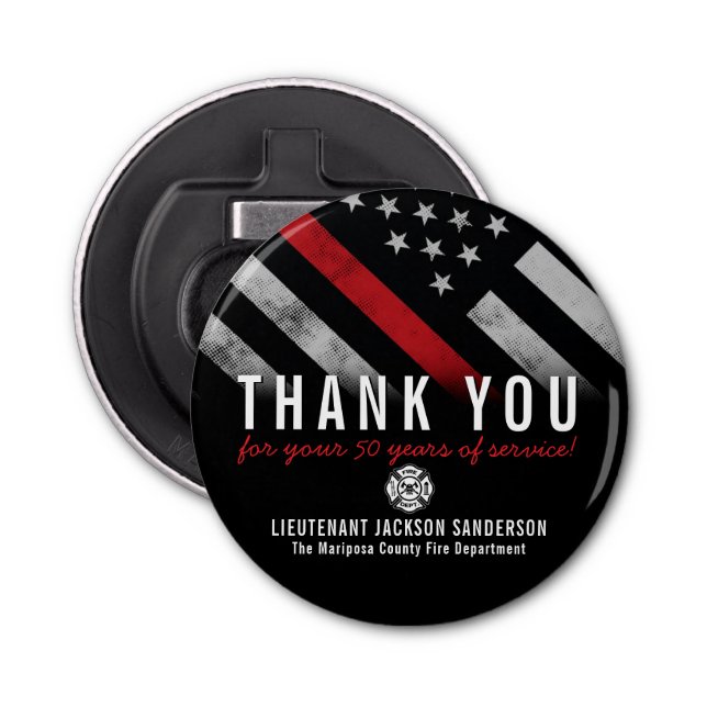 Red Line Flagga i Pension Flasköppnare (Framsidan)