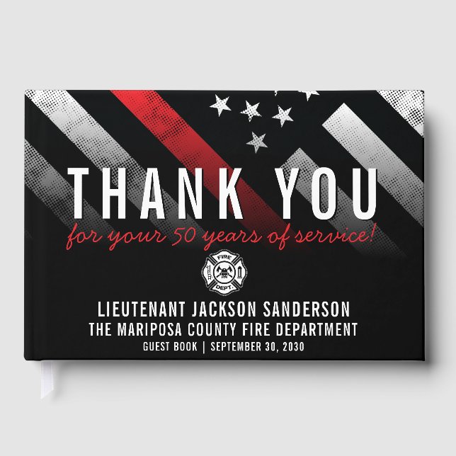 Red Line Flagga i Pension Gästböcker (Framsida)