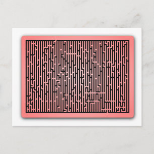 Red Line Maze Vykort
