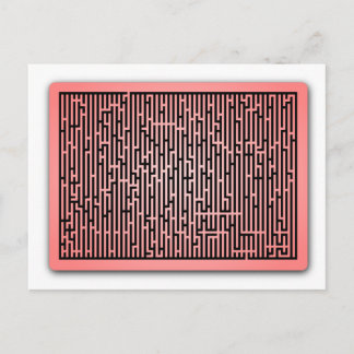 Red Line Maze Vykort